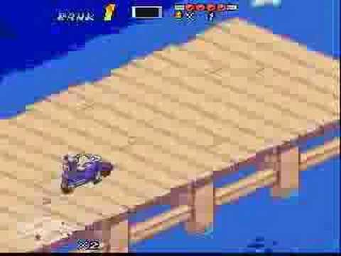 Biker Mice From Mars (SNES) Gameplay 1 (Hard)