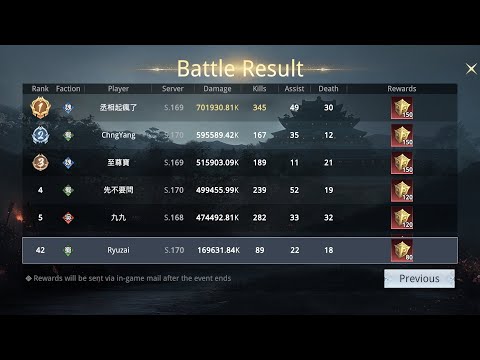 Faction War 27 July 2023 Ghost Chase ( S167 S168 S169 S170 ) - Dynasty Legends 2