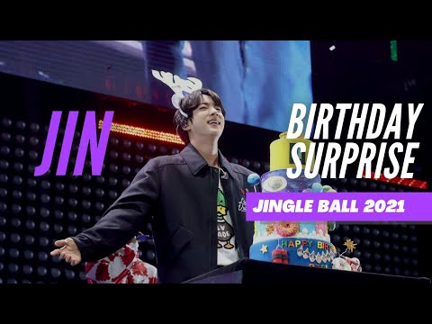 4K Jin Birthday Surprise at Jingle Ball 2021
