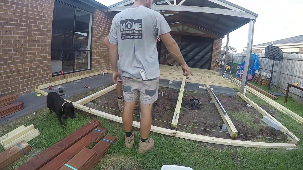 Backyard Merbau Deck Timelapse