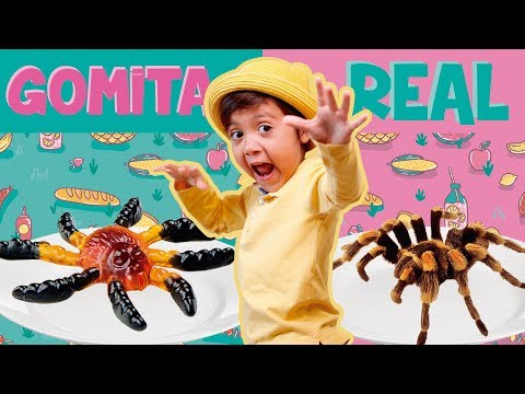 Comida de GOMA vs Comida REAL / Diki Duki Dariel