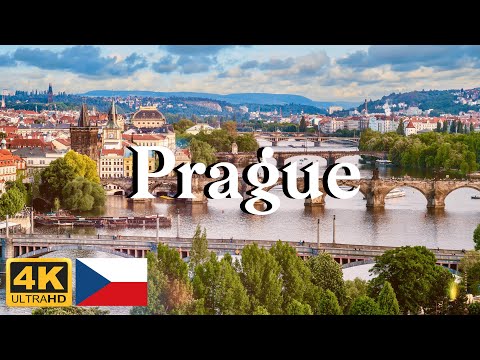 Prague 🇨🇿 | Violin 🎻 | Relaxation Music For Tourism 🚞 - 4K Ultra HD Video 🎥