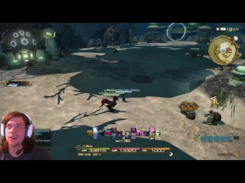 Final Fantasy XIV - Dark Knight/Summoner - DK Lvl 45 Job Quest/Beast Tribe/Fishing fun