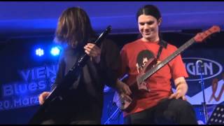 Gerald Peter & Micky Lee - Keytar + Guitar Solo - live with  Major Blues Club Band, Vienna 2013
