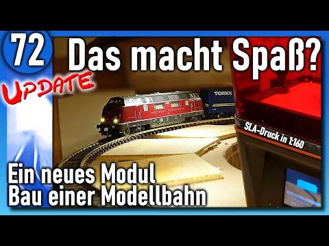 Modul, SLA-Duck, Wartungsstelle [Teil 1] 🚂 Modelleisenbahn - Modellbau 🚂 Steampunk #72🚂 1:160 Spur N