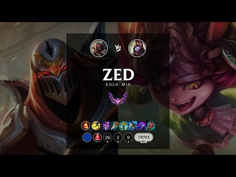 Zed Mid vs Lulu - EUW Master Patch 12.7
