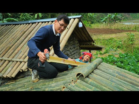 After many hard days, Quang and Linda finally have their own cozy kitchen.