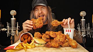 Download lagu [ASMR] EATING the KFC Feast for Sleep [Crunchy Relaxing Triggers] mp3