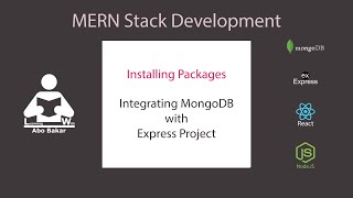 Download the video "Integrating Express, Mongoose and nodemon to React Application"