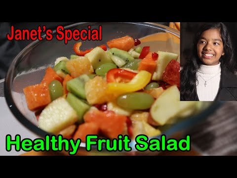 Super Easy Tasty Yummy Fruit Salad | Easy Healthy Fruit Salad | Janet's Fruit Salad
