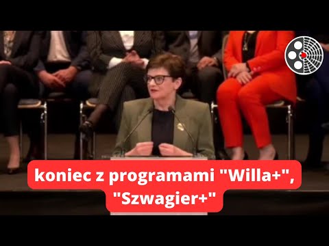 Katowice: Krystyna Szumilas - koniec z programami "Willa+", "Szwagier+"