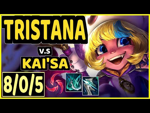 SARKIS (TRISTANA) vs KAI'SA - 8/0/5 KDA BOTTOM ADC GAMEPLAY - BR Ranked MASTER