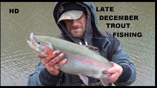 preview picture of video 'LATE DECEMBER TROUT FISHING'