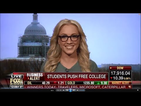 04-15-16 Kat Timpf on Cavuto: Coast to Coast - Clueless Young Bernie Supporters
