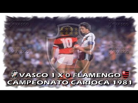 Vasco vs. Flamengo - Carioca Championship 1981 "Rain Game" "Tribute to Our Eternal Idol Roberto D...
