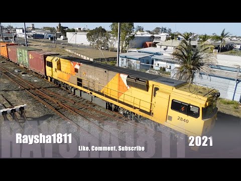 796X - 2840 (Freight) Bundaberg Queensland - Australian Trains by Raysha1811