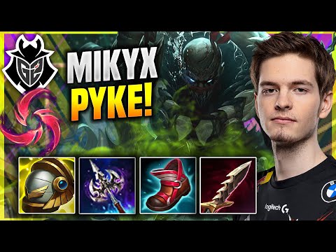 MIKYX TRIES SOME PYKE! - G2 MIKYX Plays Pyke SUPPORT vs Alistar! | Season 11