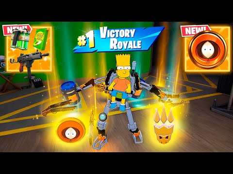 BART SIMPSON vs NEW MYTHIC'S CHALLENGE (NEW!! Fortnite Chapter 7 Season 1)