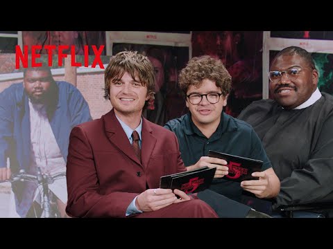 Joe Keery & Gaten Matarazzo Interview a Viral Eleven Cosplayer | Stranger Things | Netflix
