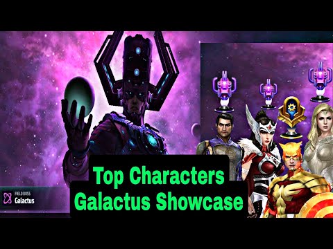 Thena SIF And Other Worth Characters Galactus Clear Showcase December 2021 - Marvel Future Fight