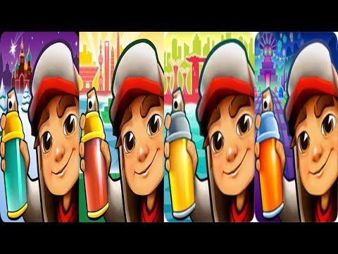 Subway Surfers Saint Petersburg vs Subway Surfers Mexico vs Shanghai vs Singapore 2018