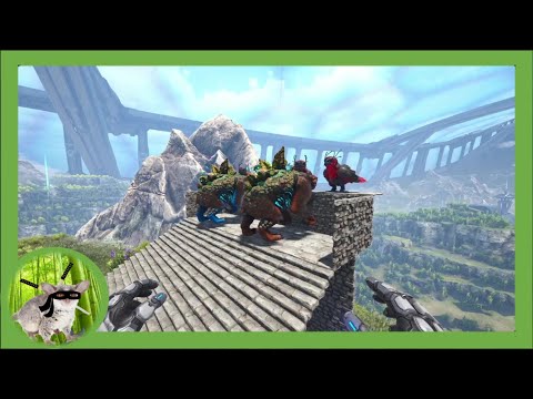 Efficient gacha crystal farm!! Ark Genesis part 2 ep17