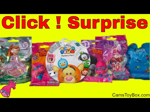 Blind Bags Toy Surprises Trolls Light Up Fashion Tags Blind Bag Series 2 Finding Dory Series 3 Sofia Video