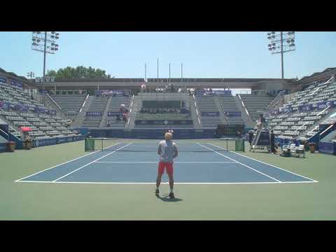 Akira Santillan AUS warmup