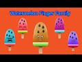 Watermelon Finger Family Song02 Daddy Finger Family Rhymes For Children Watermelon Finger Family