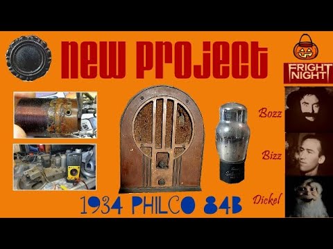 1934 Philco Model 84 Restore Part 1