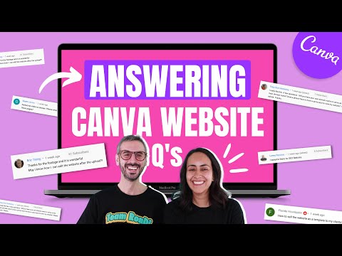 How to Create a WEBSITE in Canva All your QUESTIONS ANSWERED 
