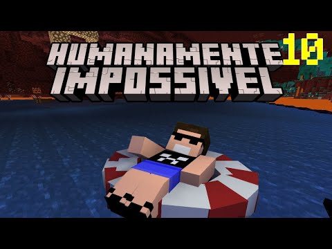 Eu fiz um oceano no nether!!!!- Humanamente impossível#10