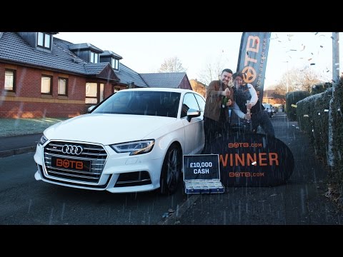 Winner! Week 47 2016 - Audi S3 plus £10,000 (Nov 21st - Nov 27th 2016)