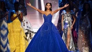 Pia Wurtzbach "Farewell Walk" - Coronation Night - 65th Miss Universe (HD)
