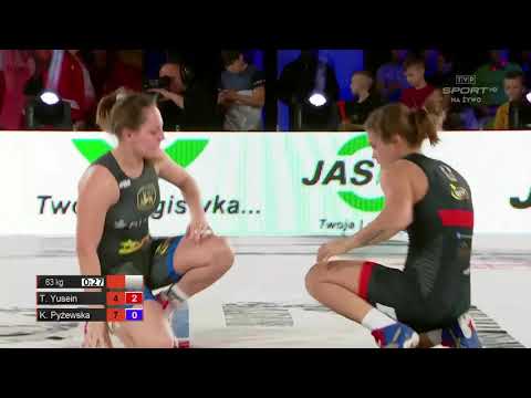 FW 63 kg: T. Yusein VS K. Pyżewska (4/9)