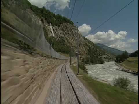 World railways. Switzerland. Glacier Express_2. Brig - Andermatt