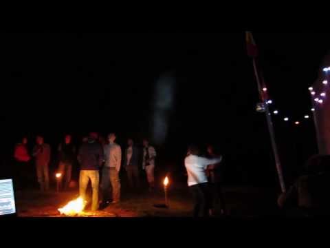 Piratensender Powerplay plays (Anthony Que - Meditation Time) on top of the city