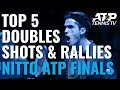 Top 5 Doubles Shots & Rallies | Nitto ATP Finals 2019