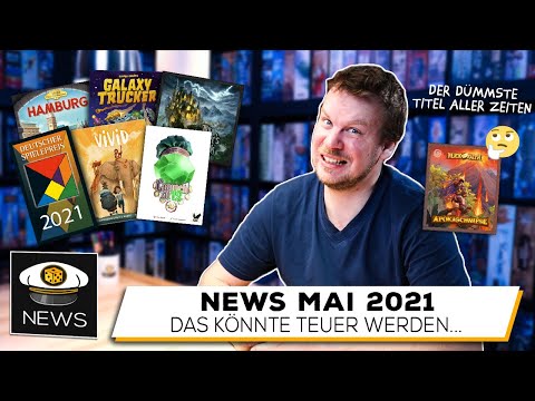 Brettspiel NEWS Mai 2021 📰 Deutscher Spiele Preis 2021, Dice Theme Park & weitere MEGA Kickstarter