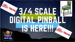 3/4 Scale Digital Pinball has Arrived - Toy Shock Taiyo Reactions!