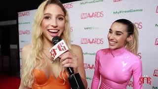 Abella Danger Introduces and  Kisses Girlfriend on Red Carpet 2019