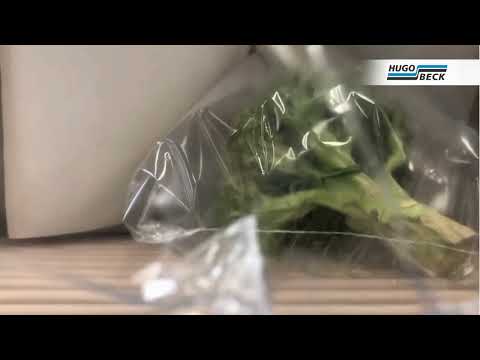 Shrink wrapping of broccoli