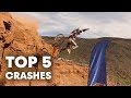 Red Bull Rampage 2012 Top 5 Crashes 