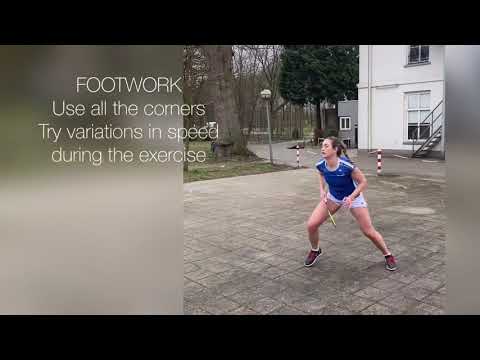Home badminton work out
