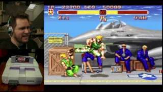 Crow Plays Super Street Fighter II (SNES)