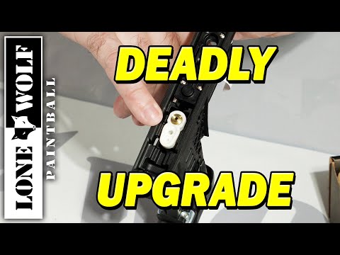 How to Install the Deadlywind hAir 45 V2 Trigger Valve in Emek + Test Shooting | Lone Wolf Paintball