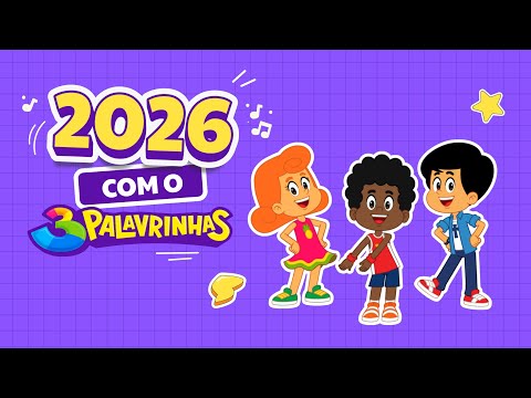 2026 Com o 3 Palavrinhas! Maratona de 2H de Fé, Amor e Alegria!