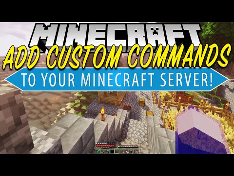 Minecraft Server: Epic Custom Commands Tutorial - Must Watch!