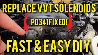 2018 CHEVROLET SONIC CRUZE TRAX P0341 FIXED! REPLACE VVT SOLENOIDS INTAKE & EXHAUST FAST & EASY DIY!