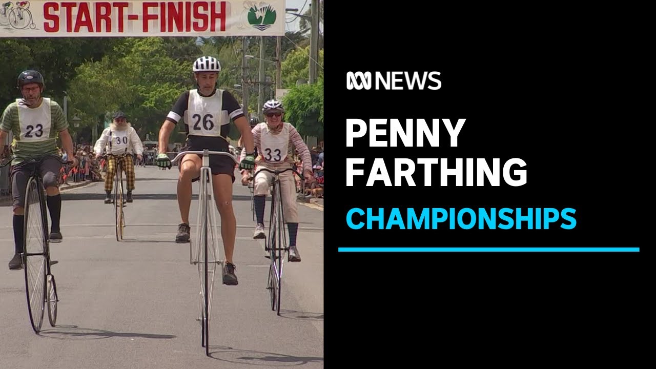 Penny farthing championships in Tasmania | ABC News